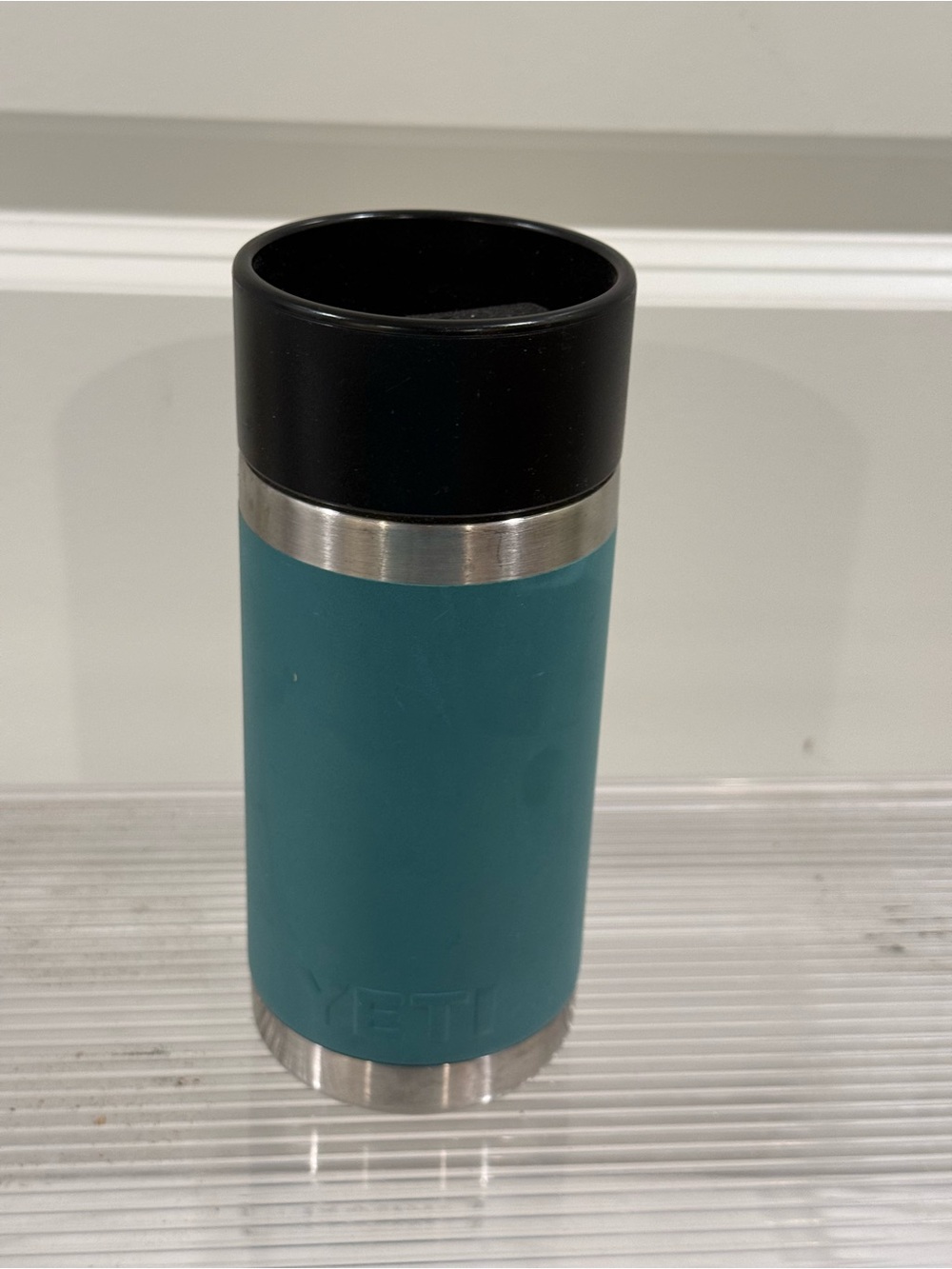 Yeti Teal Hotshot Stainless Steel Travel Tumbler ~ 12 oz ~ PREOWNED